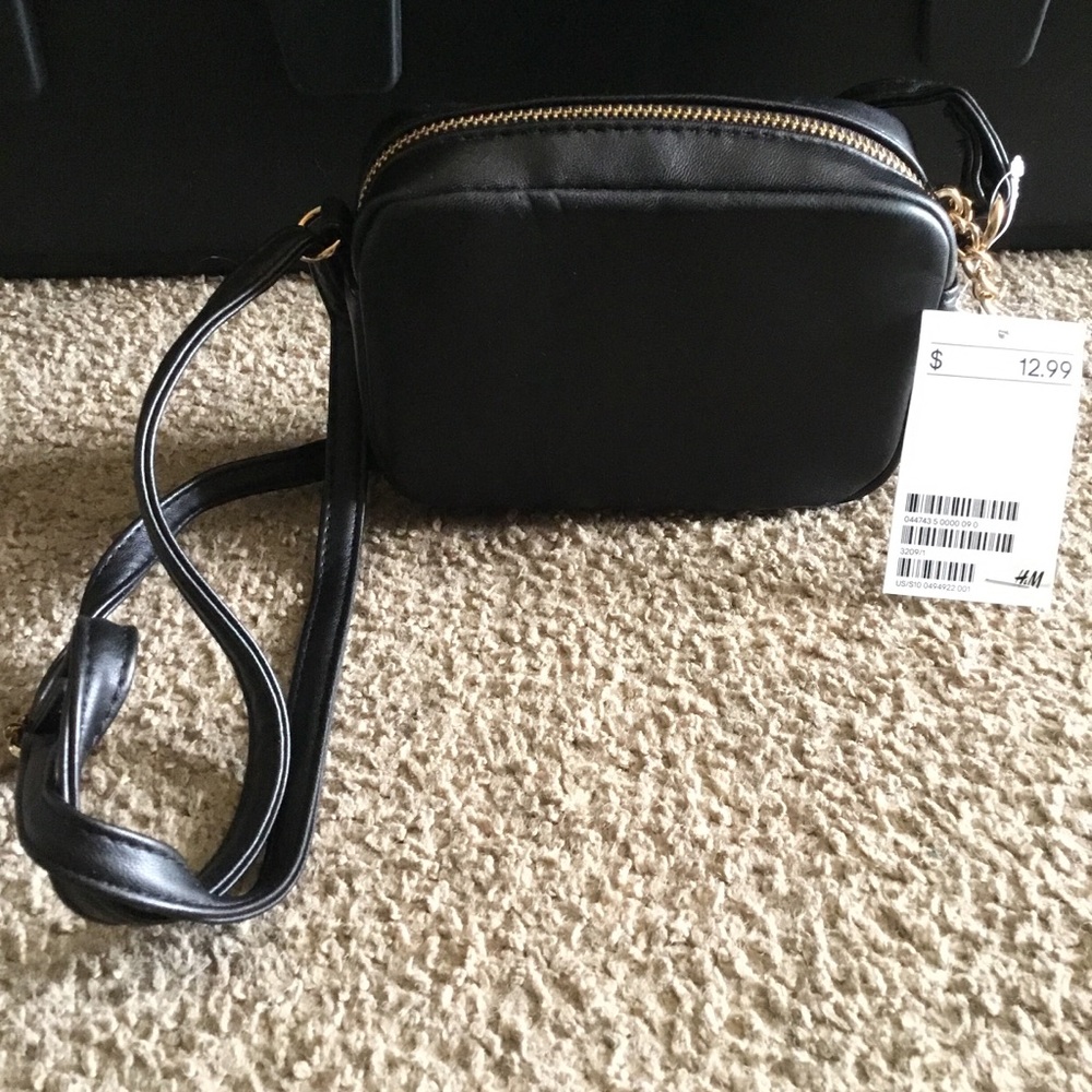 New H&M Black Mini Bag